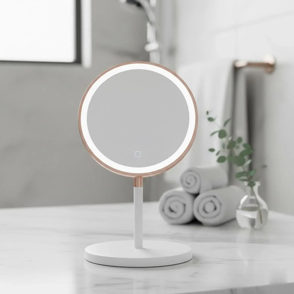 Fancii makeup mirror with bright LED lighting