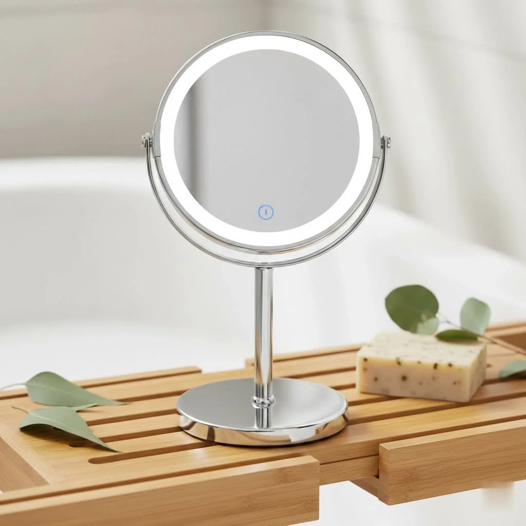 Makeup mirror for older eyes