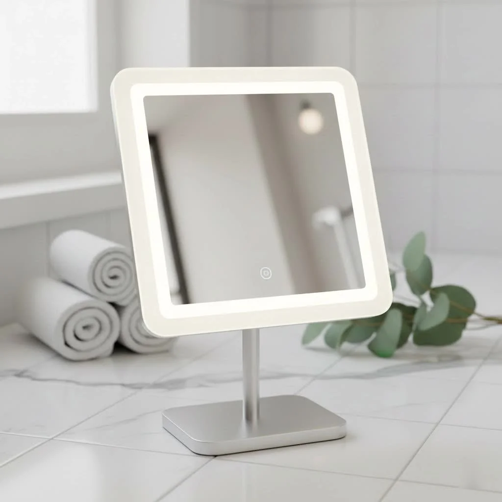 Travel makeup mirror for on-the-go glam
