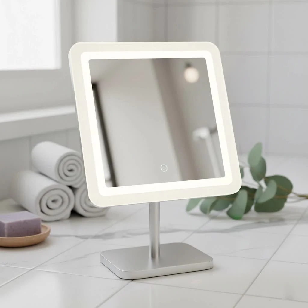Simplehuman makeup mirror for flawless application